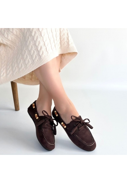 Elora Kahve Süet Babet