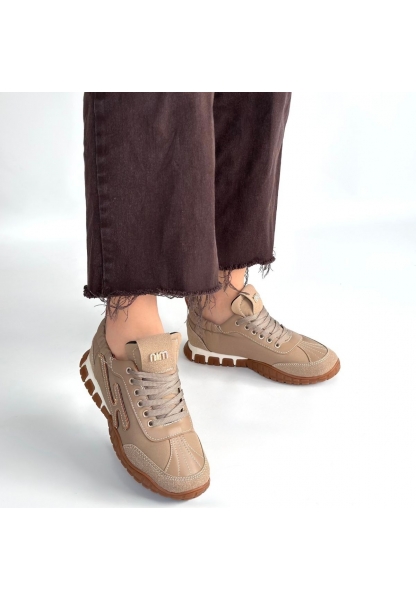 Huer Vizon Nubuk Bağcıklı Spor Ayakkabı