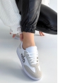 Lendo Beyaz Cilt Bağcıklı Spor Ayakkabı