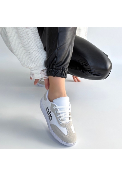 Lendo Beyaz Cilt Bağcıklı Spor Ayakkabı