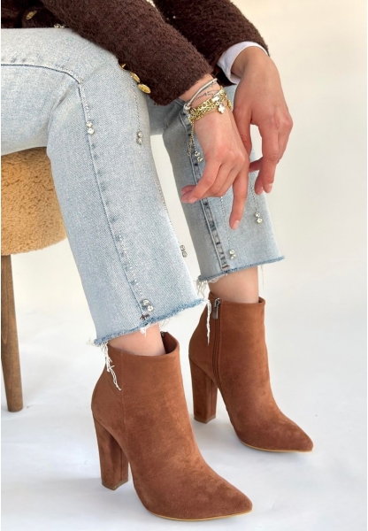 Loora Vizon Süet Topuklu Bot