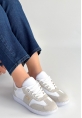 Lunga Beyaz Cilt Bağcıklı Spor Ayakkabı