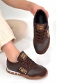 Marje Kahverengi Cilt Bağcıklı Spor Ayakkabı