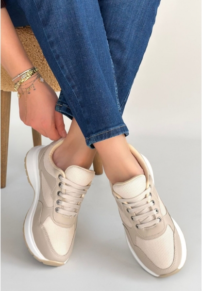 Slar Vizon Cilt Bağcıklı Spor Ayakkabı