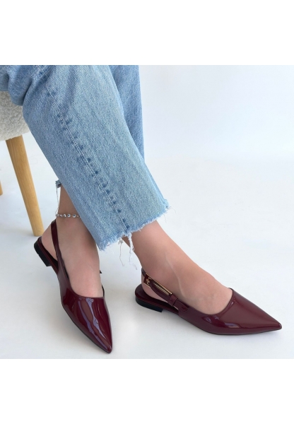 Ummar Bordo Rugan Babet Ayakkabı