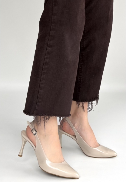 Uster Bej Rugan Topuklu Ayakkabı