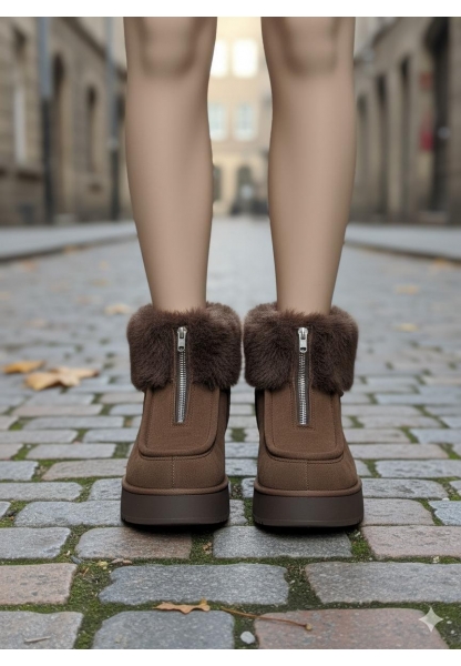 Zinya Kahverengi Süet Bot