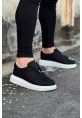 WG010 Siyah Cilt Erkek Casual Ayakkabı