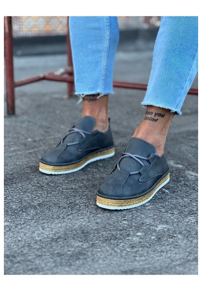 WG015 Gri Erkek Casual Ayakkabı