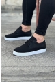 WG016 Siyah Triko Erkek Casual Ayakkabı