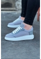 WG019 Gri Triko Erkek Casual Ayakkabı