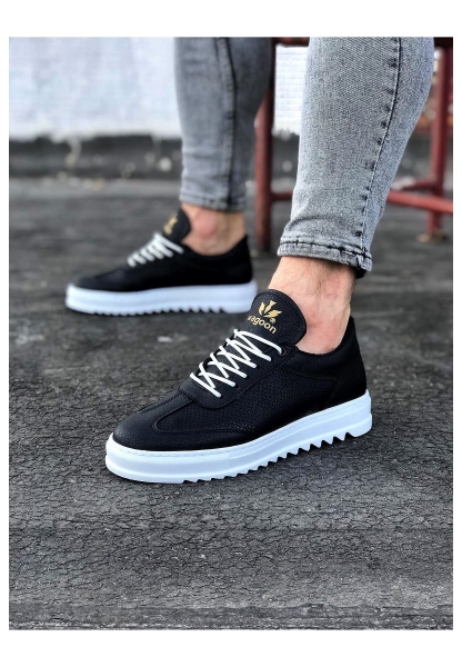  WG022 Siyah Erkek Casual Ayakkabı
