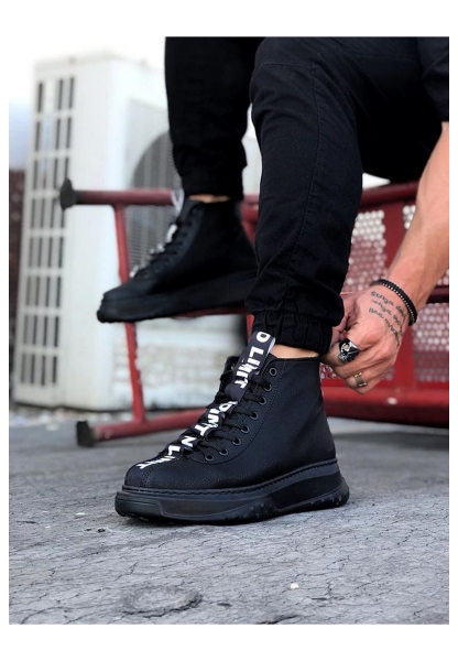  WG03 Kömür Şerit Yarım Bilek Bot