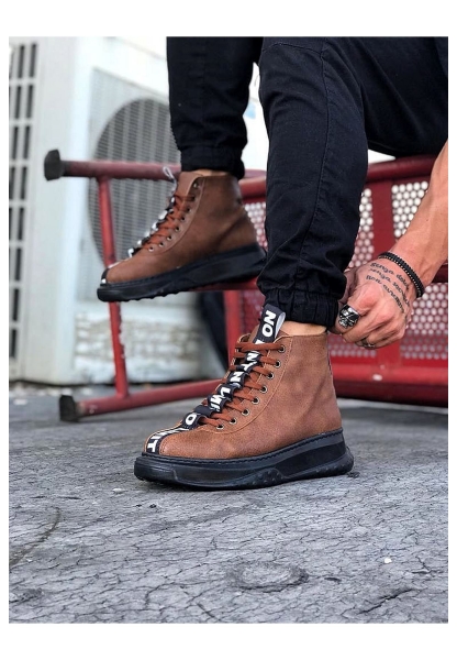  WG03 Taba Kömür Erkek Yarım Bilek Bot