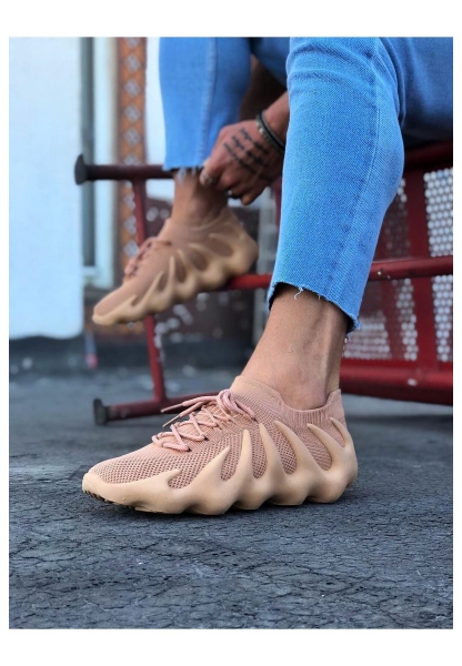 WG300 Taba Triko Sargı Taban Casual Erkek Ayakkabı