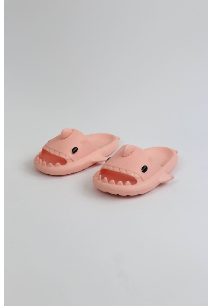  WG500 Köpekbalığı Pembe Unisex Tam Ortopedik Terlik Shark Slides