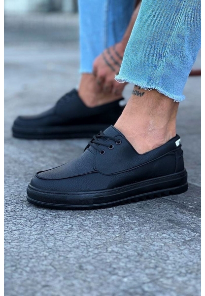  WG506 Kömür Erkek Saraclı Casual Ayakkabı