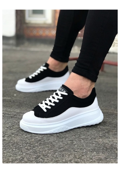  WG507 Beyaz Siyah Erkek Ayakkabı