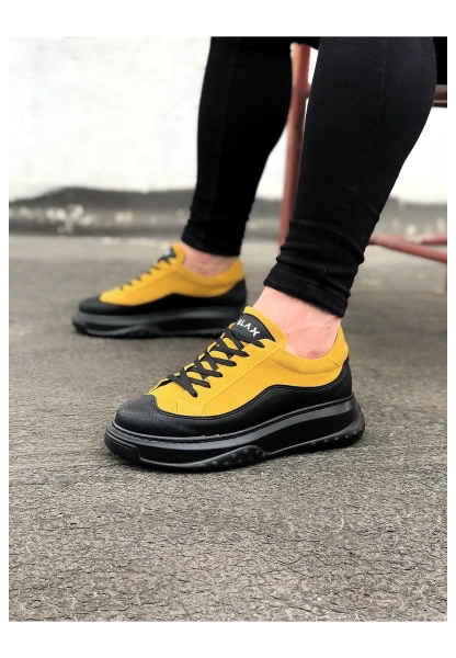 WG507 Kömür Sarı Erkek Ayakkabı