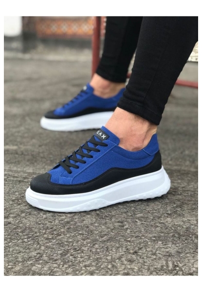 WG507 Siyah Mavi Erkek Ayakkabı