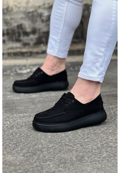  WG508 Kömür Süet Ortopedik Taban Erkek Casual Ayakkabı